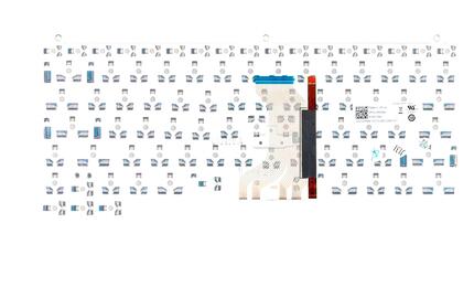 Клавиатура для ноутбука Dell Latitude (D420, D430), с указателем (Point Stick) Black, RU - фото 3