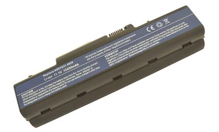 Усиленная аккумуляторная батарея для ноутбука Acer AS07A31 Aspire 2930 11.1V Black 10400mAh OEM Усиленная аккумуляторная батарея для ноутбука Acer AS07A31 Aspire 2930 11.1V Black 10400mAh OEM - фото 2