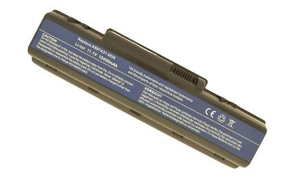 Усиленная аккумуляторная батарея для ноутбука Acer AS07A31 Aspire 2930 11.1V Black 10400mAh OEM Усиленная аккумуляторная батарея для ноутбука Acer AS07A31 Aspire 2930 11.1V Black 10400mAh OEM - фото 5