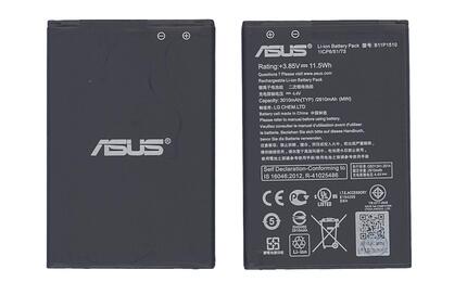 Аккумуляторная батарея для Asus B11P1510 Zenfone Go TV 3.8V Black 3000mAh 11.4Wh