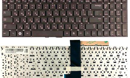 Клавиатура для ноутбука Samsung (QX530, RF510, RF511, SF510, NP-RF510, NP-RF511) Black, (No Frame) RU