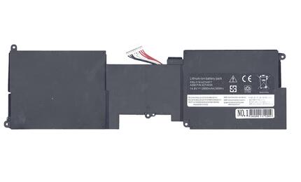 Аккумуляторная батарея для ноутбука Lenovo 42T4936 Thinkpad X1 Carbon 13.3&quot; 14.8V Black 2600mAh OEM