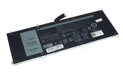 Аккумуляторная батарея для ноутбука Dell GFKG3 Venue 10 Pro 5056 7.4V Black 4220mAh 10pin OEM Аккумуляторная батарея для ноутбука Dell GFKG3 Venue 10 Pro 5056 7.4V Black 4220mAh 10pin OEM