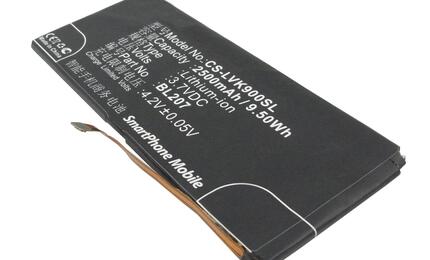 Аккумуляторная батарея для Lenovo CS-LVK900SL K900 3.7V Black 2500mAh 9.50Wh