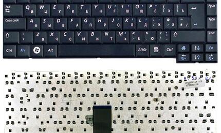 Клавиатура для ноутбука Samsung (R410, R460, R453, R458, R408, R403) Black, RU
