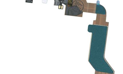 Шлейф разъема питания для смартфона Apple iPhone 4S черный