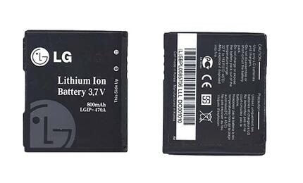 Аккумуляторная батарея для смартфона LG LGIP-470A KF600 3.7V Black 800mAh 3Wh