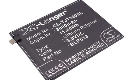 Аккумуляторная батарея для смартфона OnePlus CS-YJT300SL 3 3.8V Black 3000mAh 11.40Wh
