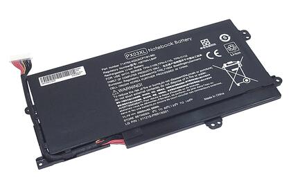 Аккумуляторная батарея для ноутбука HP PX03XL Envy 14 11.1V Black 4500mAh OEM Аккумуляторная батарея для ноутбука HP PX03XL Envy 14 11.1V Black 4500mAh OEM