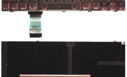 Клавиатура для ноутбука Apple PowerBook G3 (M7572) Black, RU (горизонтальный энтер)