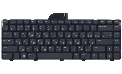 Клавиатура для ноутбука Dell Inspiron (14-3421, 14R-5421) Black, (Black Frame), RU - фото 2