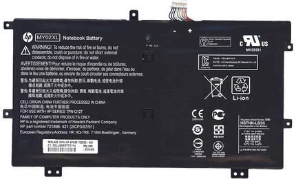 Аккумуляторная батарея для планшета HP MY02XL SlateBook x2 7.4V Black 2860mAh Orig