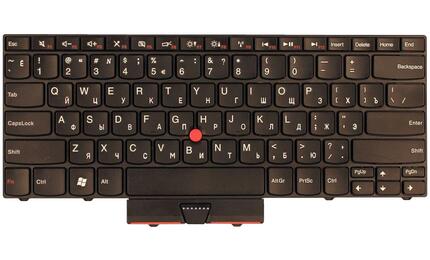 Клавиатура для ноутбука Lenovo ThinkPad Edge (13), с указателем (Point Stick) Black, RU - фото 2