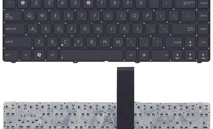 Клавиатура для ноутбука Asus (K45, U46, U44, U34F) Black, (No Frame) RU