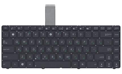 Клавиатура для ноутбука Asus (K45, U46, U44, U34F) Black, (No Frame) RU - фото 2