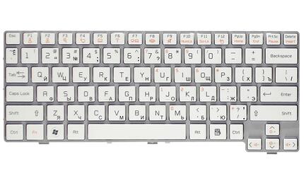 Клавиатура для ноутбука LG (X170) White, (White Frame) RU - фото 2