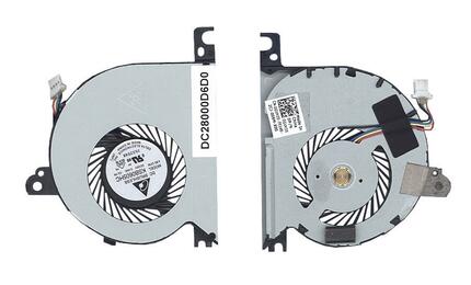 Вентилятор для ноутбука Dell Latitude E7240 5V 0.45A 4-pin Brushless