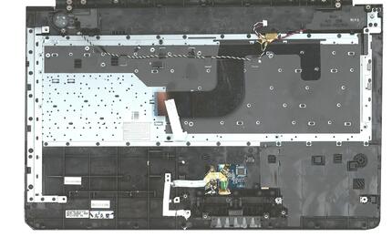 Клавиатура для ноутбука Samsung (RC520) Black, (Gray TopCase), RU - фото 3