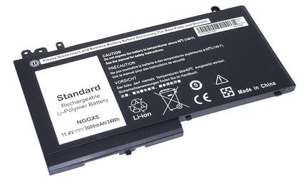 Аккумуляторная батарея для ноутбука Dell 0RDRH9 Latitude 12-E5270 11.4V Black 3000mAh OEM Аккумуляторная батарея для ноутбука Dell 0RDRH9 Latitude 12-E5270 11.4V Black 3000mAh OEM