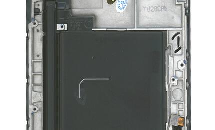 Матрица с тачскрином (модуль) для Samsung Galaxy Note 1 GT-N7000 черный с рамкой