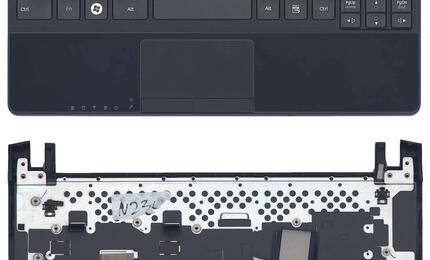 Клавиатура для ноутбука Samsung (N230), Black, (Black Frame), RU