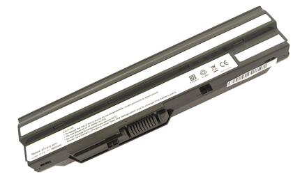 Усиленная аккумуляторная батарея для ноутбука MSI BTY-S12 Wind U100 11.1V Black 6600mAh OEM - фото 2
