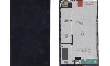 Матрица с тачскрином (модуль) для Nokia Lumia 630 с рамкой черный