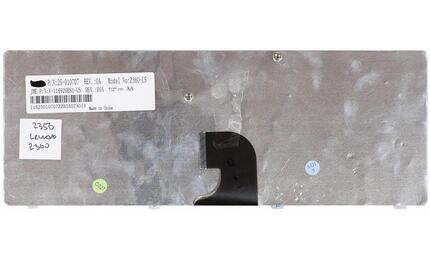 Клавиатура для ноутбука Lenovo IdeaPad (Z360) Black, (Silver Frame), RU - фото 3