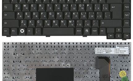 Клавиатура для ноутбука Fujitsu Amilo (PI2550, PI2540, PI2530, XI2428) Black, RU (вертикальный энтер)