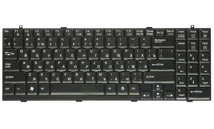 Клавиатура для ноутбука LG (R510, S510, 510) Black, (Black Frame) RU - фото 2