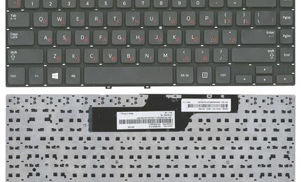 Клавиатура для ноутбука Samsung (355V4C-S01) Black, (No Frame), RU