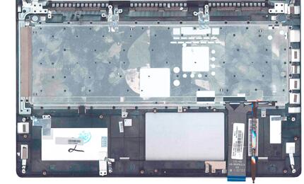 Клавиатура для ноутбука Asus (N550), Silver, с подсветкой (Light), (Silver TopCase), RU - фото 3