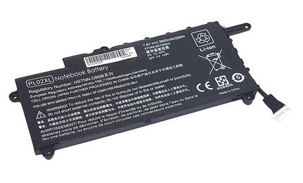 Аккумуляторная батарея для ноутбука HP PL02 Pavilion 11 7.6V Black 3800mAh OEM Аккумуляторная батарея для ноутбука HP PL02 Pavilion 11 7.6V Black 3800mAh OEM