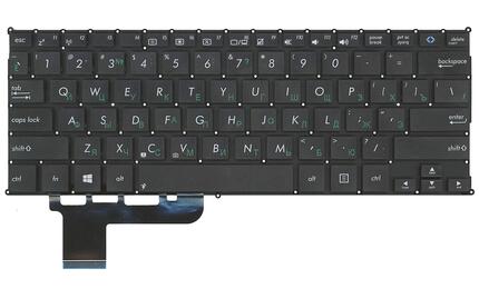 Клавиатура для ноутбука Asus VivoBook (X201E, S201, S201E, X201) Black, (No Frame), RU - фото 2