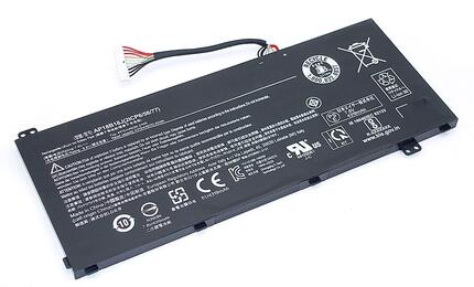 Аккумуляторная батарея для ноутбука Acer AP18B18J 2ICP6 7.6V Black 4515mAh OEM