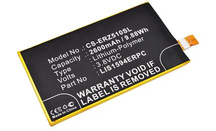 Аккумуляторная батарея для Sony CS-ERZ510SL Xperia Z5 Compact E5803 3.8V Black 2600mAh 9.88Wh