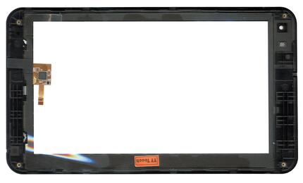 Тачскрин (Сенсорное стекло) для планшета ZTE V9 черный с рамкой - фото 2