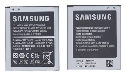 Аккумуляторная батарея для Samsung B100AE GT-S7270 Galaxy Ace 3 3.8V Black 1500mAh 5.70Wh