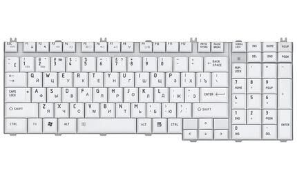 Клавиатура для ноутбука Toshiba Satellite (P205D-S7479 Series) Gray, RU - фото 2