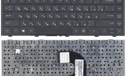 Клавиатура для ноутбука HP ProBook (4440S, 4441S) Black, (No Frame) RU