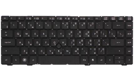 Клавиатура для ноутбука HP Elitebook (8460P) с указателем (Point Stick), Black, (No Frame) RU - фото 2