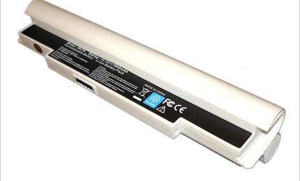 Усиленная аккумуляторная батарея для ноутбука Samsung AA-PB6NC6W NC10 11.1V White 6600mAh OEM