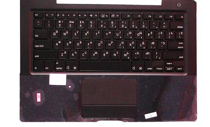 Клавиатура для ноутбука Apple MacBook (A1181) Black, (Black TopCase), RU - фото 3