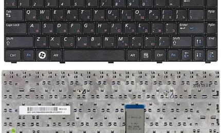 Клавиатура для ноутбука Samsung (R420, R418, R423, R425, R428, R429, R469, RV41, RV408) Black, RU
