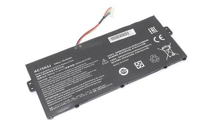Аккумуляторная батарея для ноутбука Acer AC15A3J Chromebook Spin 11 C738T 11.4V Black 3600mAh 8Pin OEM Аккумуляторная батарея для ноутбука Acer AC15A3J Chromebook Spin 11 C738T 11.4V Black 3600mAh 8Pin OEM