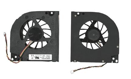 Вентилятор для ноутбука Dell Inspiron 1501, 1505, 6000, 6400, 9100, 9200, 9300, 9400, E1505, E1705, E1710, Latitude 131L, Vostro 1000, XPS M170, M1710, Precision M90, M6300, Fujitsu Amilo XA3530, 5V 0.5A 3-pin Forcecon