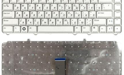 Клавиатура для ноутбука Dell Inspiron (1420, 1525, 1540) Vostro ( 1400, 1500) Silver, RU/EN