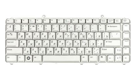 Клавиатура для ноутбука Dell Inspiron (1420, 1525, 1540) Vostro ( 1400, 1500) Silver, RU/EN - фото 2