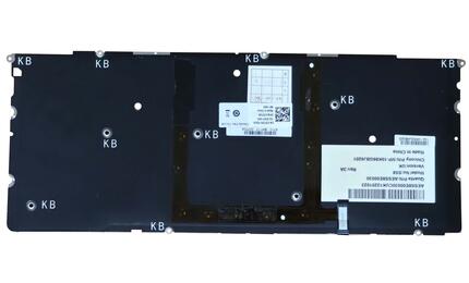 Клавиатура для ноутбука Dell XPS (15Z) с подсветкой (Light), Silver, (No Frame) RU/EN - фото 3