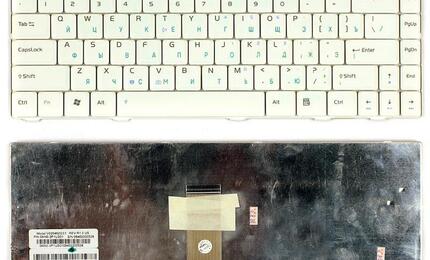 Клавиатура для ноутбука Asus (F80, F80S, F80CR, F80Q, F80L) White, RU